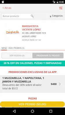 Margherita Pizza android App screenshot 10