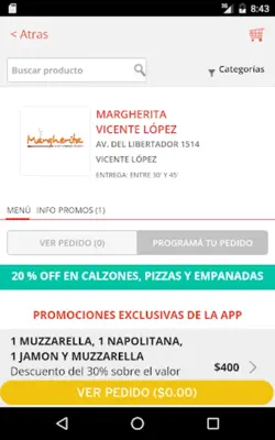 Margherita Pizza android App screenshot 6